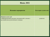 Июнь 2021